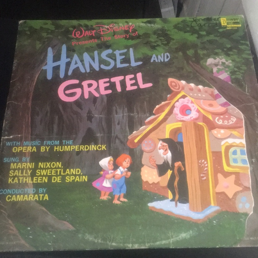 Old Disney record